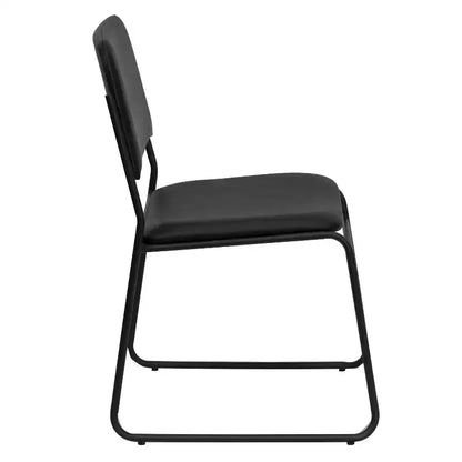 Flash Furniture Lot de 4 Chaises empilables haute densité HERCULES Series 500 lb avec base luge