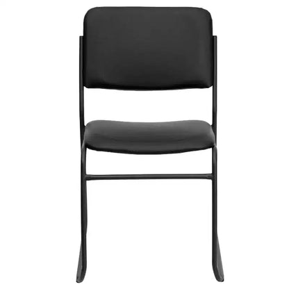 Flash Furniture Lot de 4 Chaises empilables haute densité HERCULES Series 500 lb avec base luge