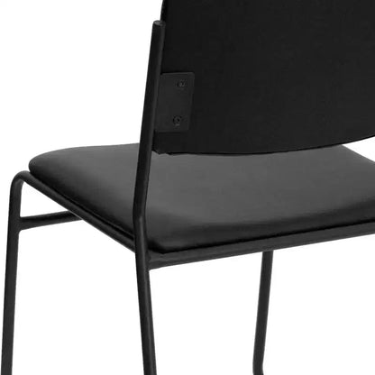 Flash Furniture Lot de 4 Chaises empilables haute densité HERCULES Series 500 lb avec base luge