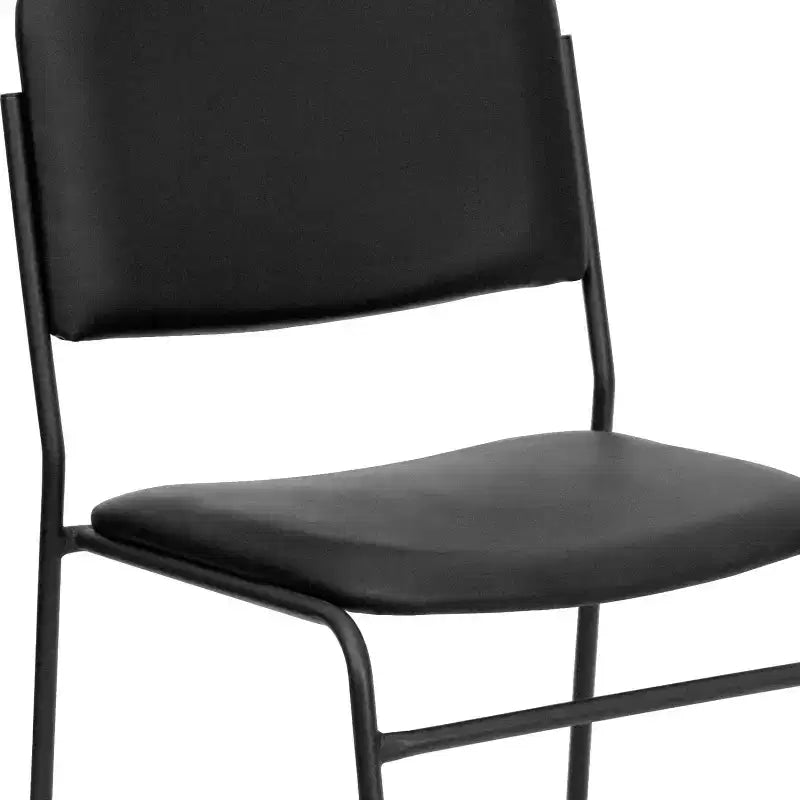 Flash Furniture Lot de 4 Chaises empilables haute densité HERCULES Series 500 lb avec base luge