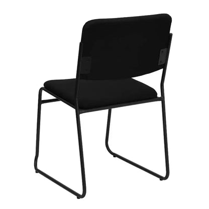 Flash Furniture Lot de 4 Chaises empilables haute densité HERCULES Series 500 lb avec base luge