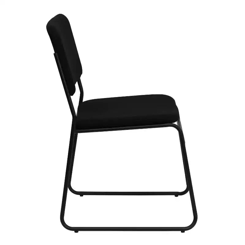 Flash Furniture Lot de 4 Chaises empilables haute densité HERCULES Series 500 lb avec base luge
