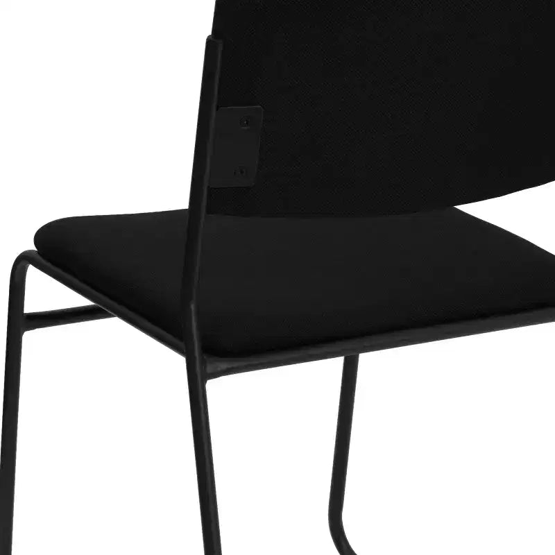 Flash Furniture Lot de 4 Chaises empilables haute densité HERCULES Series 500 lb avec base luge