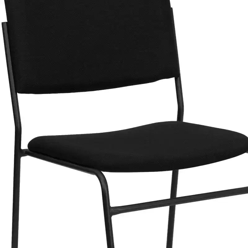 Flash Furniture Lot de 4 Chaises empilables haute densité HERCULES Series 500 lb avec base luge