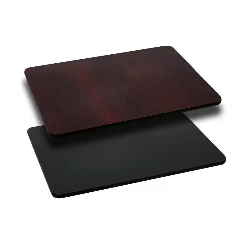 Flash Furniture Lot de 2 plateaux de table rectangulaires 30'' x 48'' avec dessus réversible en stratifié