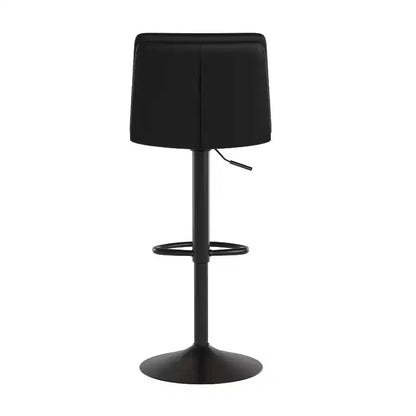 Tabourets modernes Merrick Lane rembourrés et réglables en hauteur avec bases robustes en fer