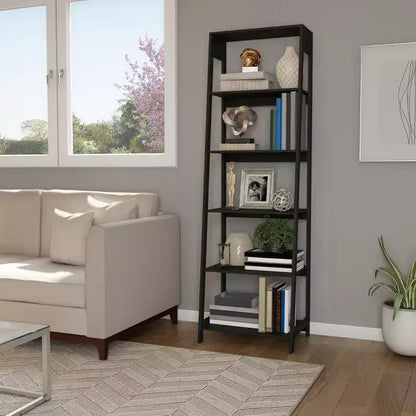 Étagère à livres à 5 niveaux style échelle Hastings Home
