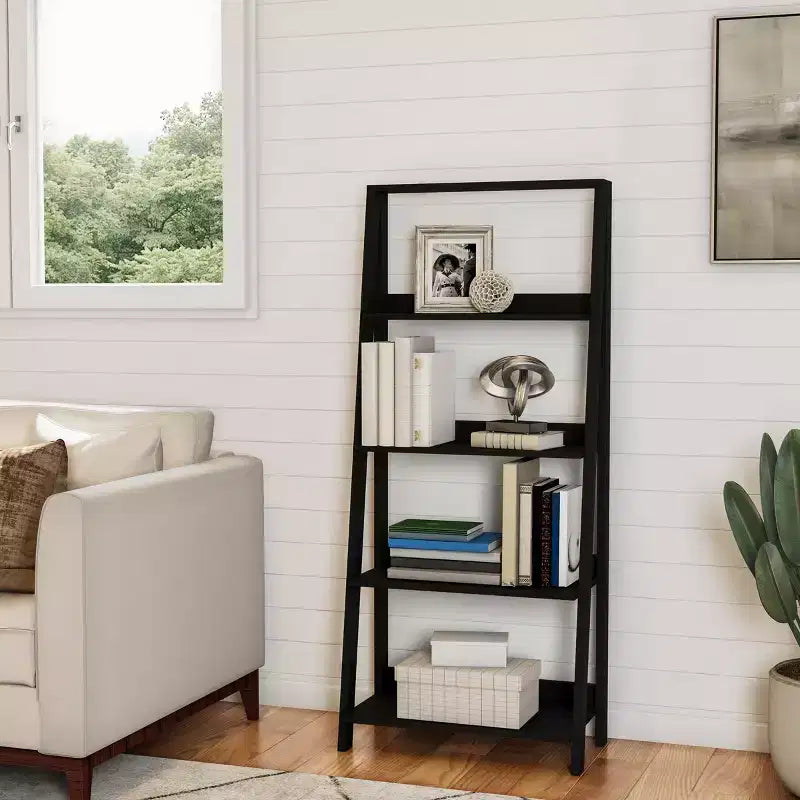 Étagère échelle autoportante Hastings Home, noire