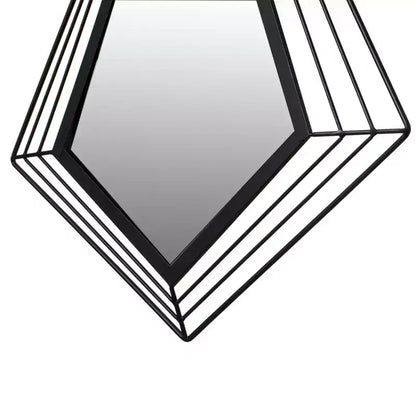 Miroirs muraux modernes à cadre métallique décoratif de forme unique pour la maison, le bureau et tout mur de votre salon, chambre, coiffeuse, entrée.