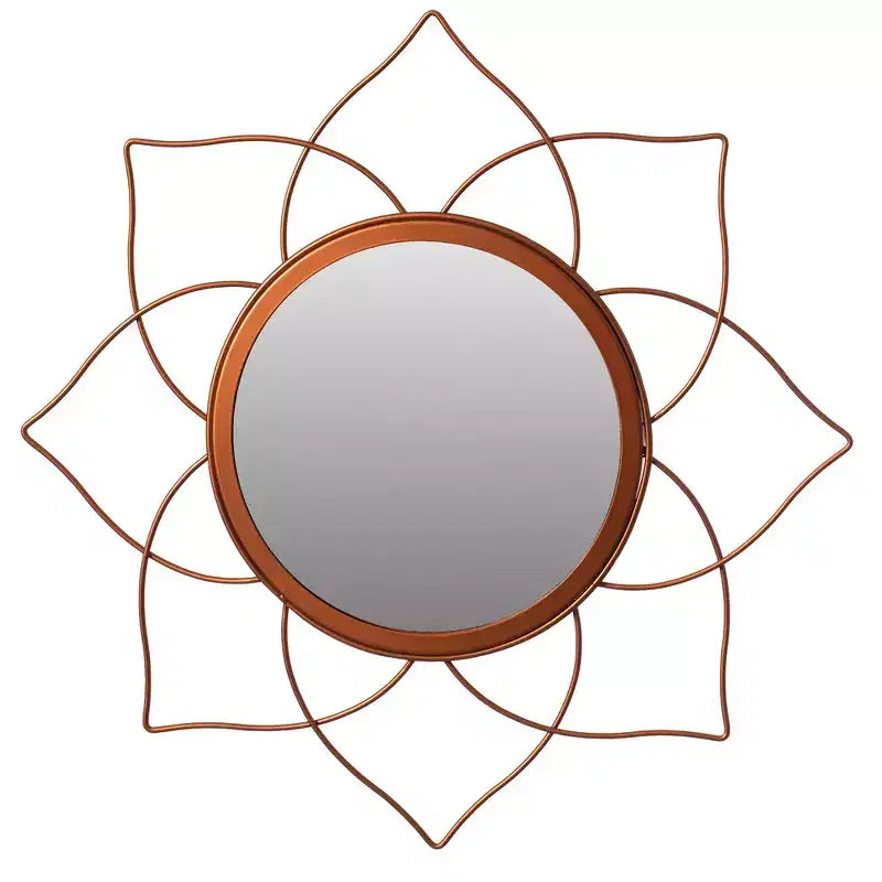 Miroirs muraux modernes à cadre métallique décoratif de forme unique pour la maison, le bureau et tout mur de votre salon, chambre, coiffeuse, entrée.