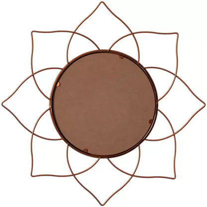 Miroirs muraux modernes à cadre métallique décoratif de forme unique pour la maison, le bureau et tout mur de votre salon, chambre, coiffeuse, entrée.