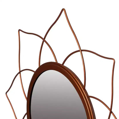 Miroirs muraux modernes à cadre métallique décoratif de forme unique pour la maison, le bureau et tout mur de votre salon, chambre, coiffeuse, entrée.