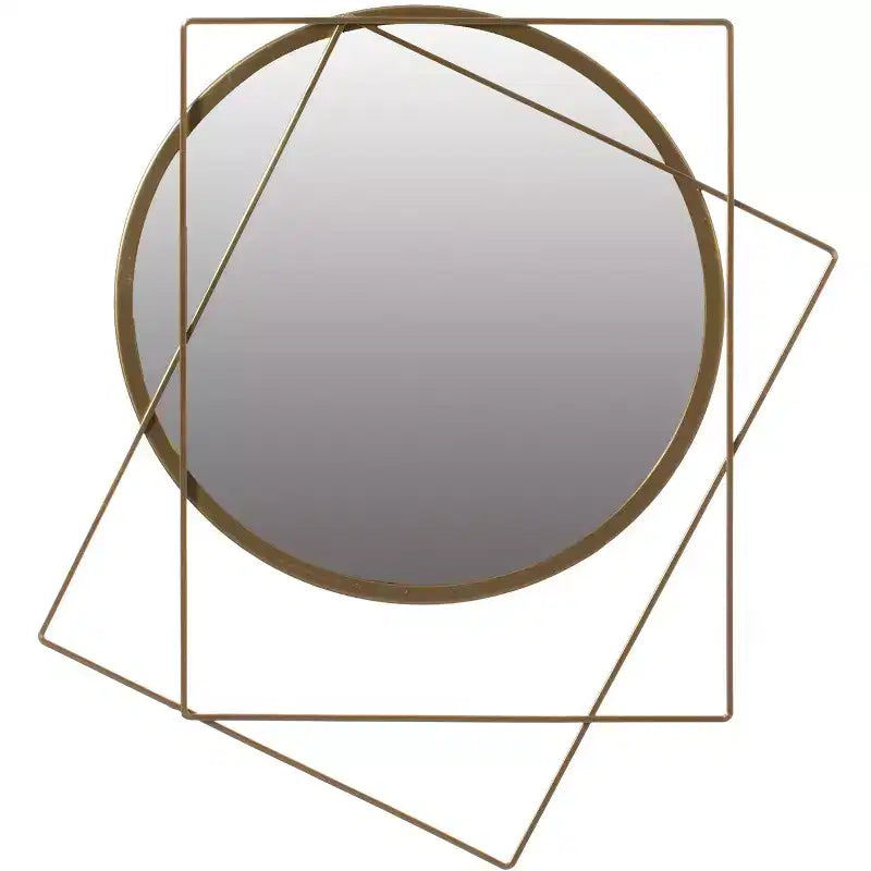 Miroirs muraux modernes à cadre métallique décoratif de forme unique pour la maison, le bureau et tout mur de votre salon, chambre, coiffeuse, entrée.