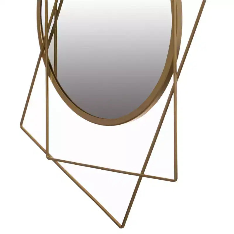 Miroirs muraux modernes à cadre métallique décoratif de forme unique pour la maison, le bureau et tout mur de votre salon, chambre, coiffeuse, entrée.