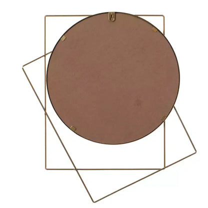 Miroirs muraux modernes à cadre métallique décoratif de forme unique pour la maison, le bureau et tout mur de votre salon, chambre, coiffeuse, entrée.