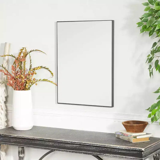 Miroir mural rectangulaire en bois - Olivia & May
