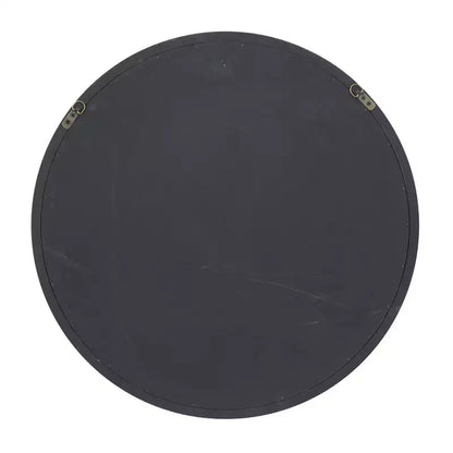 Miroir mural rond contemporain en bois - Olivia & May