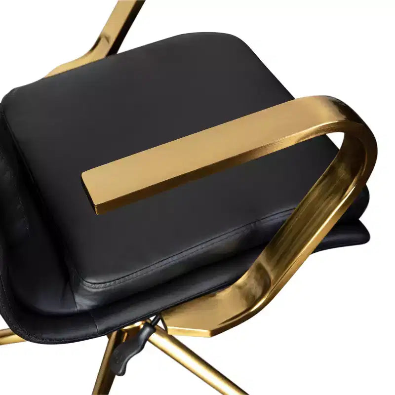 Chaise de bureau Merrick Lane à dossier mi-hauteur avec accoudoirs, siège pivotant réglable en hauteur et base cinq étoiles