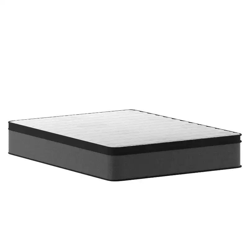 Matelas hybride à ressorts ensachés 13 Euro Top Emma and Oliver en boîte avec mousse certifiée CertiPUR-US pour un soulagement de la pression et un soutien efficaces