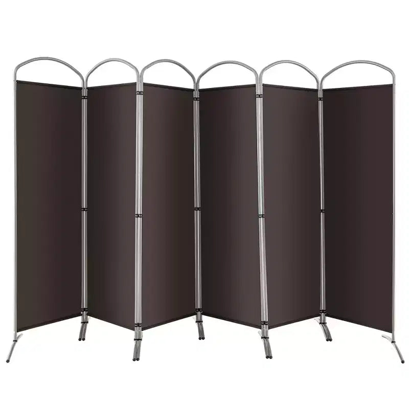 Paravent pliable Costway à 6 panneaux, paravent en tissu de 1,80 m de haut pour la maison