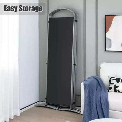 Paravent pliable Costway à 6 panneaux, paravent en tissu de 1,80 m de haut pour la maison