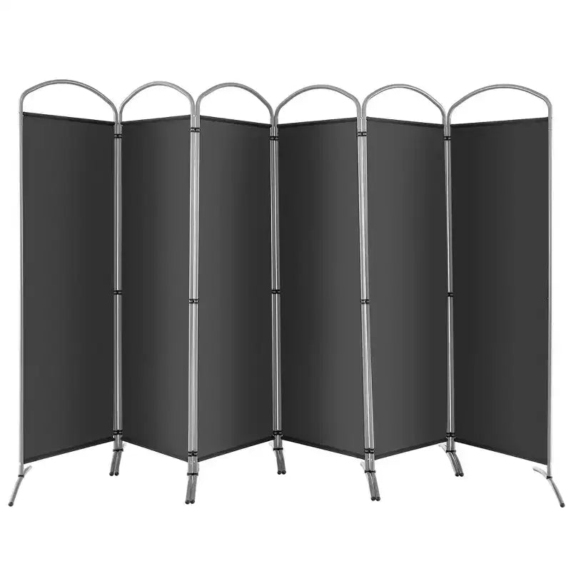 Paravent pliable Costway à 6 panneaux, paravent en tissu de 1,80 m de haut pour la maison