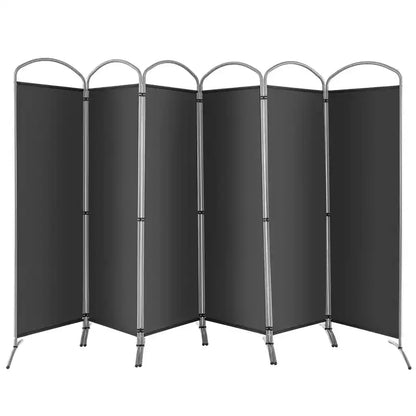 Paravent pliable Costway à 6 panneaux, paravent en tissu de 1,80 m de haut pour la maison