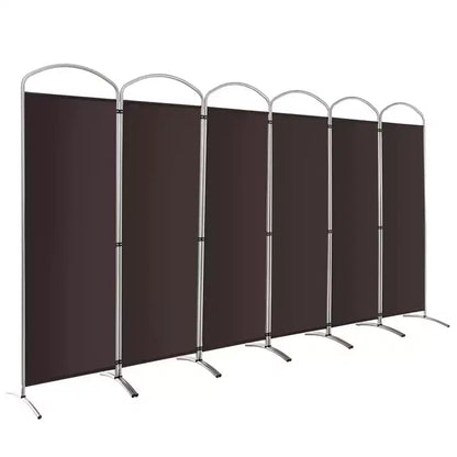 Paravent pliable Costway à 6 panneaux, paravent en tissu de 1,80 m de haut pour la maison