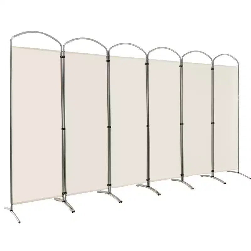 Paravent pliable Costway à 6 panneaux, paravent en tissu de 1,80 m de haut pour la maison