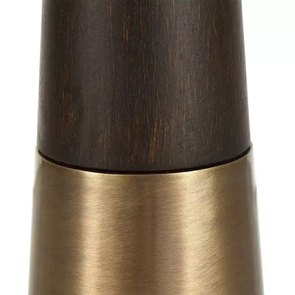Table d'appoint Uttermost Fortier 22 en laiton et expresso moderne