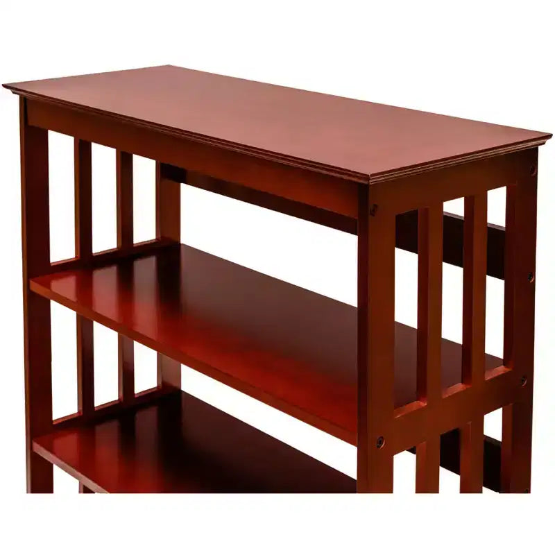 Étagère bibliothèque à 3 niveaux en bois Legacy Decor