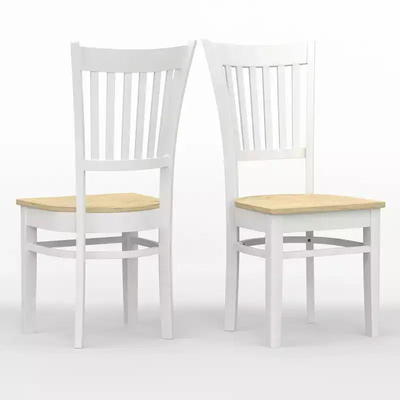 Chaises de salle à manger Glenwillow Home Spindle Back en bois massif (lot de 2)