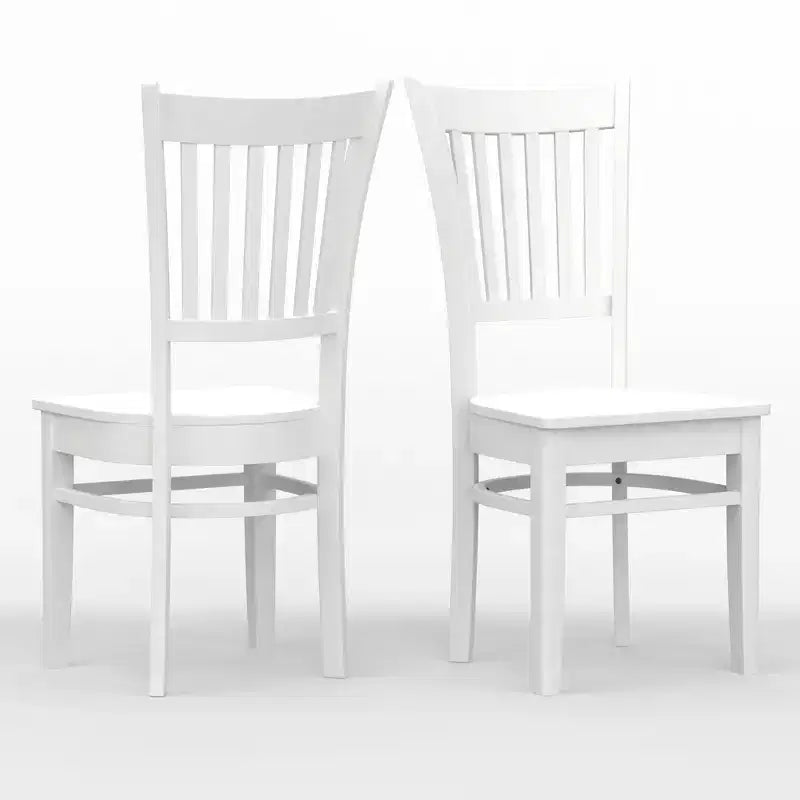 Chaises de salle à manger Glenwillow Home Spindle Back en bois massif (lot de 2)