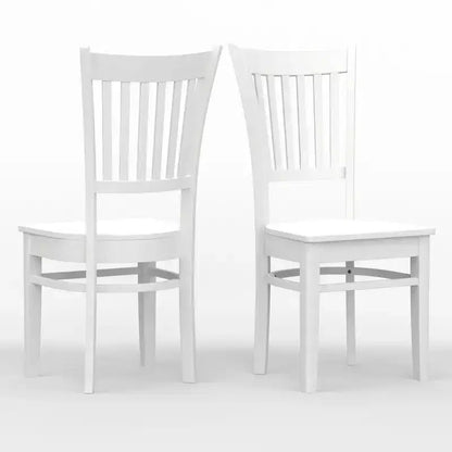 Chaises de salle à manger Glenwillow Home Spindle Back en bois massif (lot de 2)