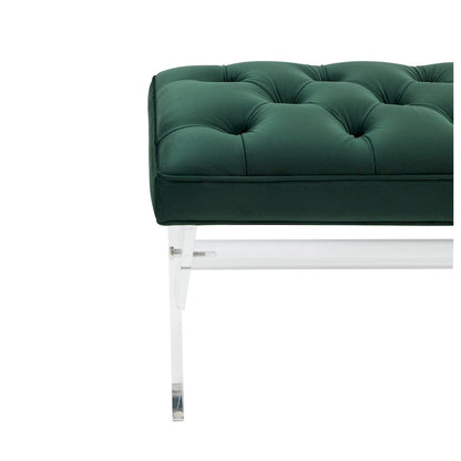 Banc touffeté en acrylique - 48x18x18 po - 48 L x 18 P x 18 H - 48Lx18Px18H