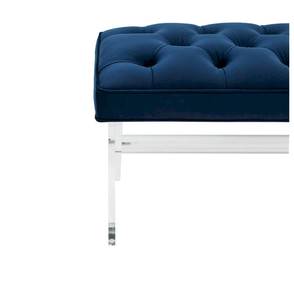 Banc touffeté en acrylique - 48x18x18 po - 48 L x 18 P x 18 H - 48Lx18Px18H