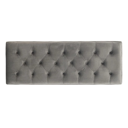 Banc touffeté en acrylique - 48x18x18 po - 48 L x 18 P x 18 H - 48Lx18Px18H