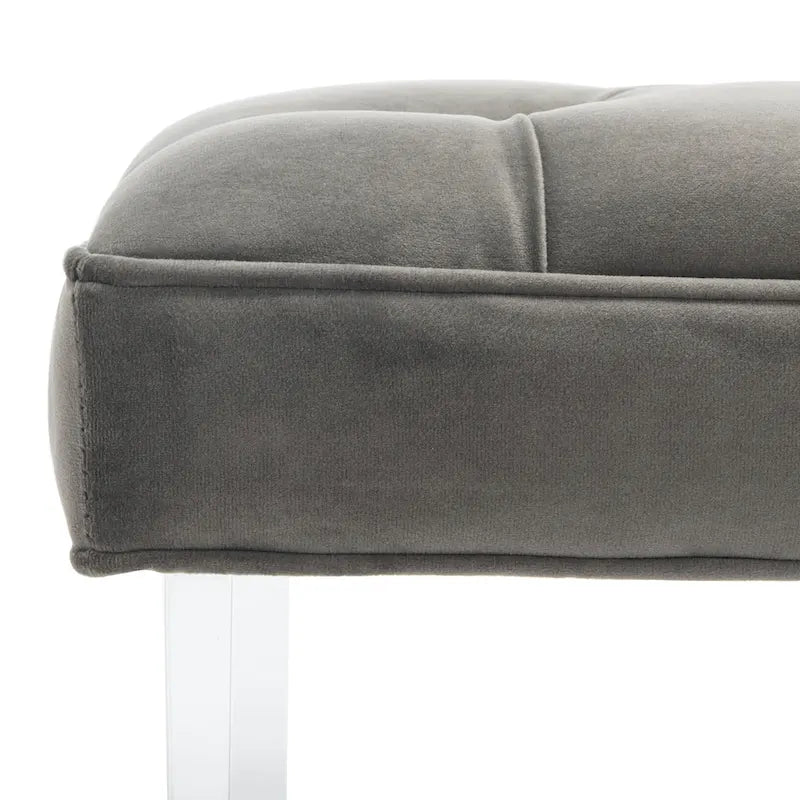 Banc touffeté en acrylique - 48x18x18 po - 48 L x 18 P x 18 H - 48Lx18Px18H