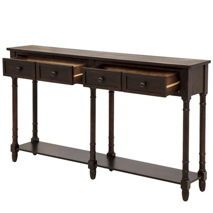 Console 2 tiroirs - 11,10 x 58,00 x 34,00