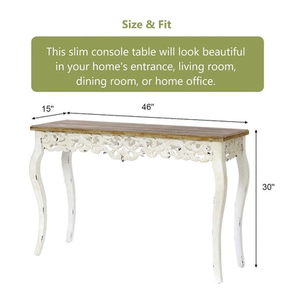 Console et table d'entrée victoriennes