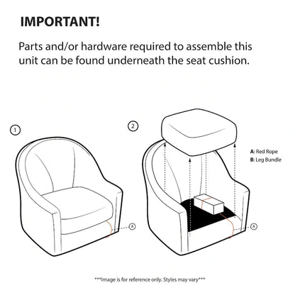 Fauteuil pivotant à 360 degrés