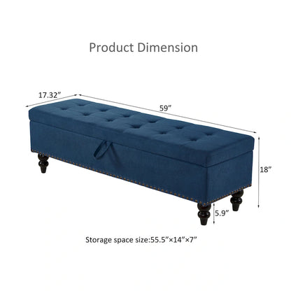 Banc de lit 59 avec rangement