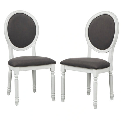 Chaise de salle à manger en bois massif (Lot de 2)