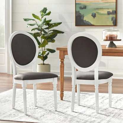 Chaise de salle à manger en bois massif (Lot de 2)