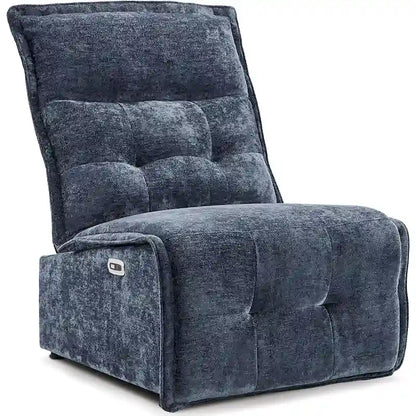 Fauteuil inclinable électrique sans accoudoirs (avec port USB) — Un fauteuil inclinable électrique de salon ne nécessitant que 3,5 pouces de dégagement mural