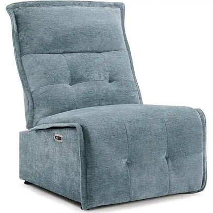 Fauteuil inclinable électrique sans accoudoirs (avec port USB) — Un fauteuil inclinable électrique de salon ne nécessitant que 3,5 pouces de dégagement mural