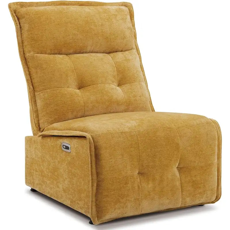 Fauteuil inclinable électrique sans accoudoirs (avec port USB) — Un fauteuil inclinable électrique de salon ne nécessitant que 3,5 pouces de dégagement mural