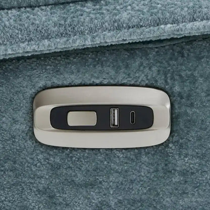 Fauteuil inclinable électrique sans accoudoirs (avec port USB) — Un fauteuil inclinable électrique de salon ne nécessitant que 3,5 pouces de dégagement mural
