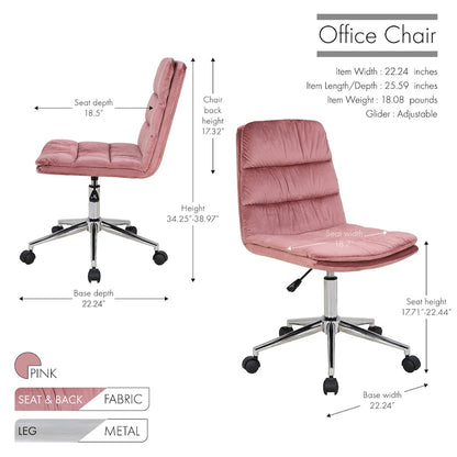 Chaises de bureau à domicile, rembourrage épais pour un confort optimal
