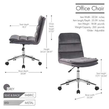 Chaises de bureau à domicile, rembourrage épais pour un confort optimal